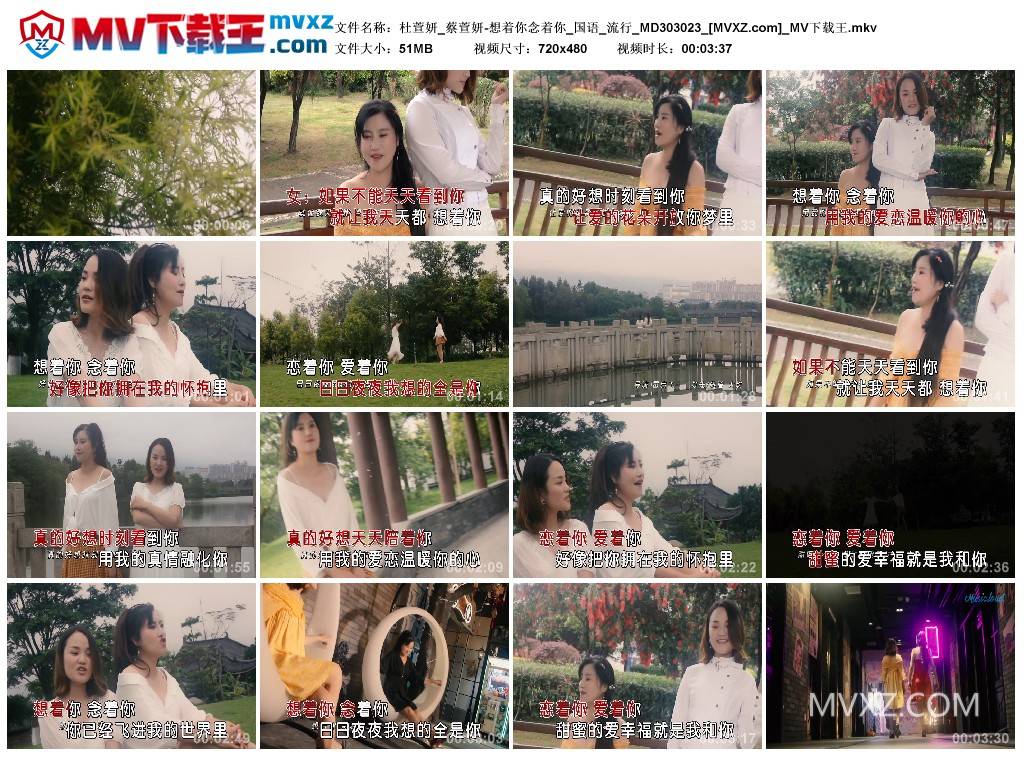 杜萱妍_蔡萱妍-想着你念着你_国语_流行_MD303023